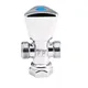 Llave de Arresto Fundición Pacífico 1/2" x 1/2" Doble Salida